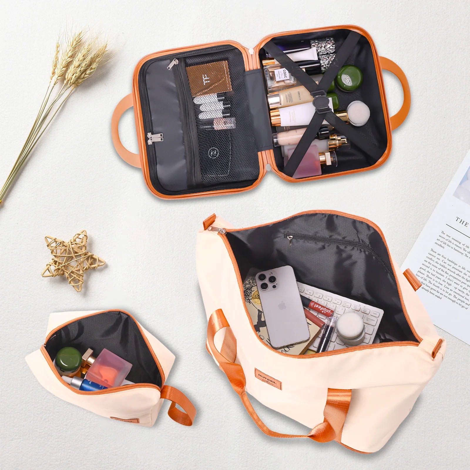 Luggage Set - 4/6 Piece Hardshell Spinner Suitcases with TSA Lock