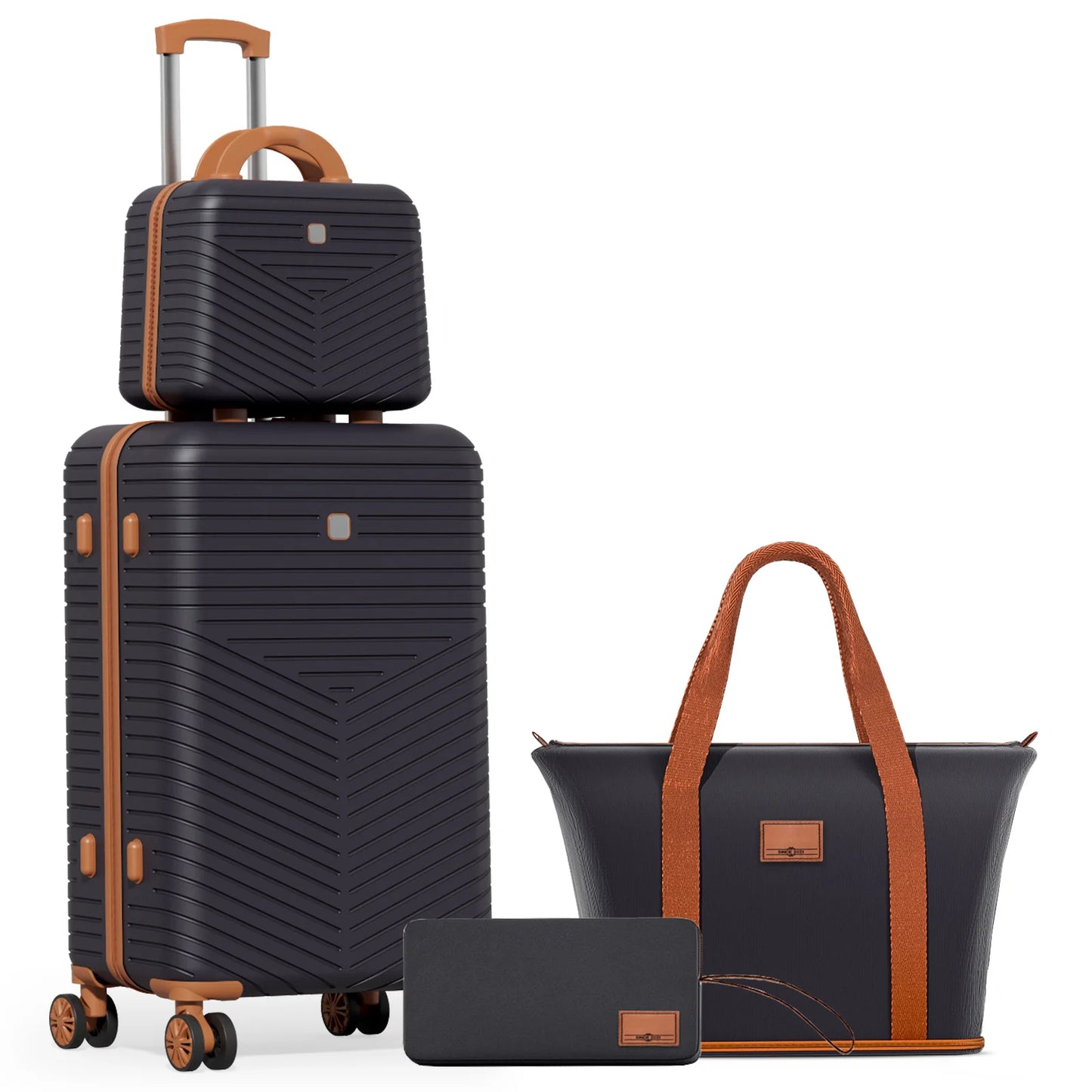 Luggage Set - 4/6 Piece Hardshell Spinner Suitcases with TSA Lock