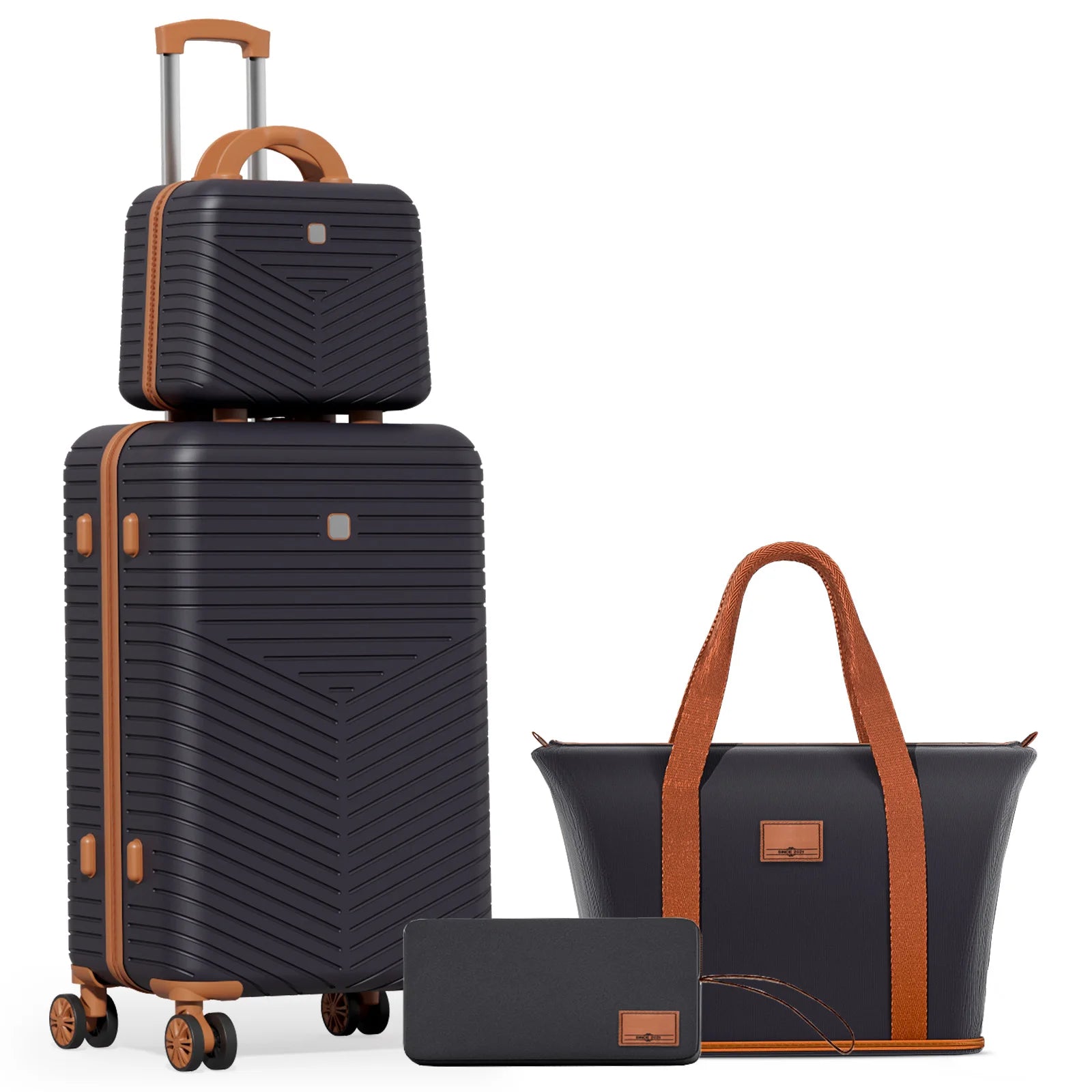 Luggage Set - 4/6 Piece Hardshell Spinner Suitcases with TSA Lock