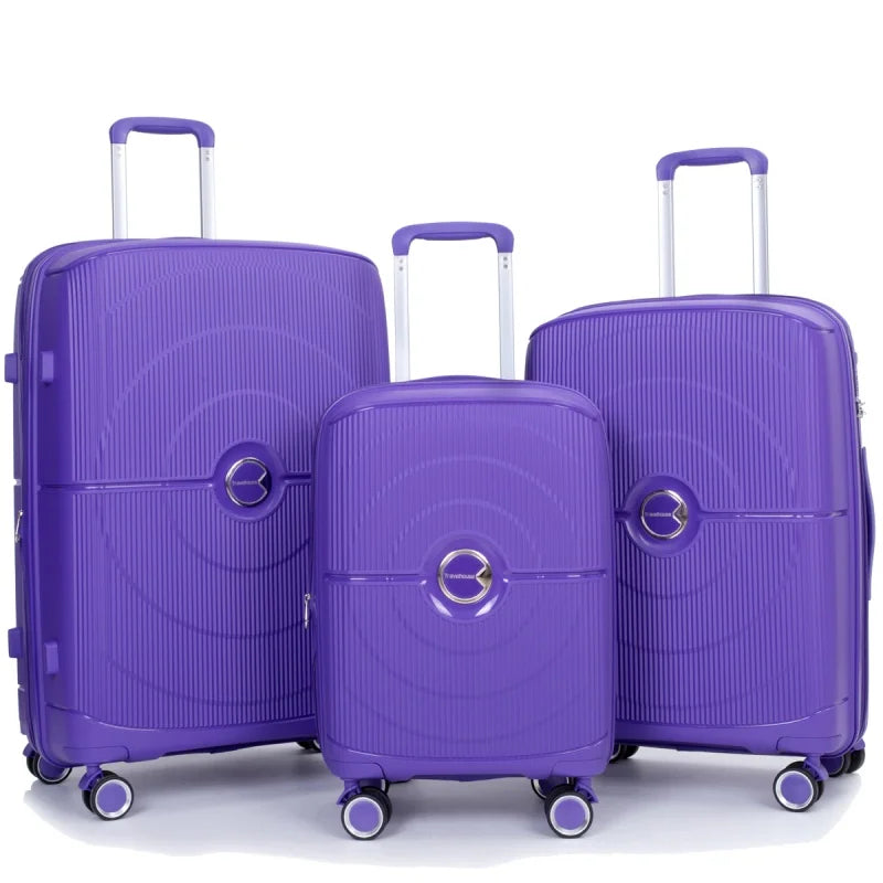 Travelhouse 3-Piece Expandable Hardshell Luggage Set