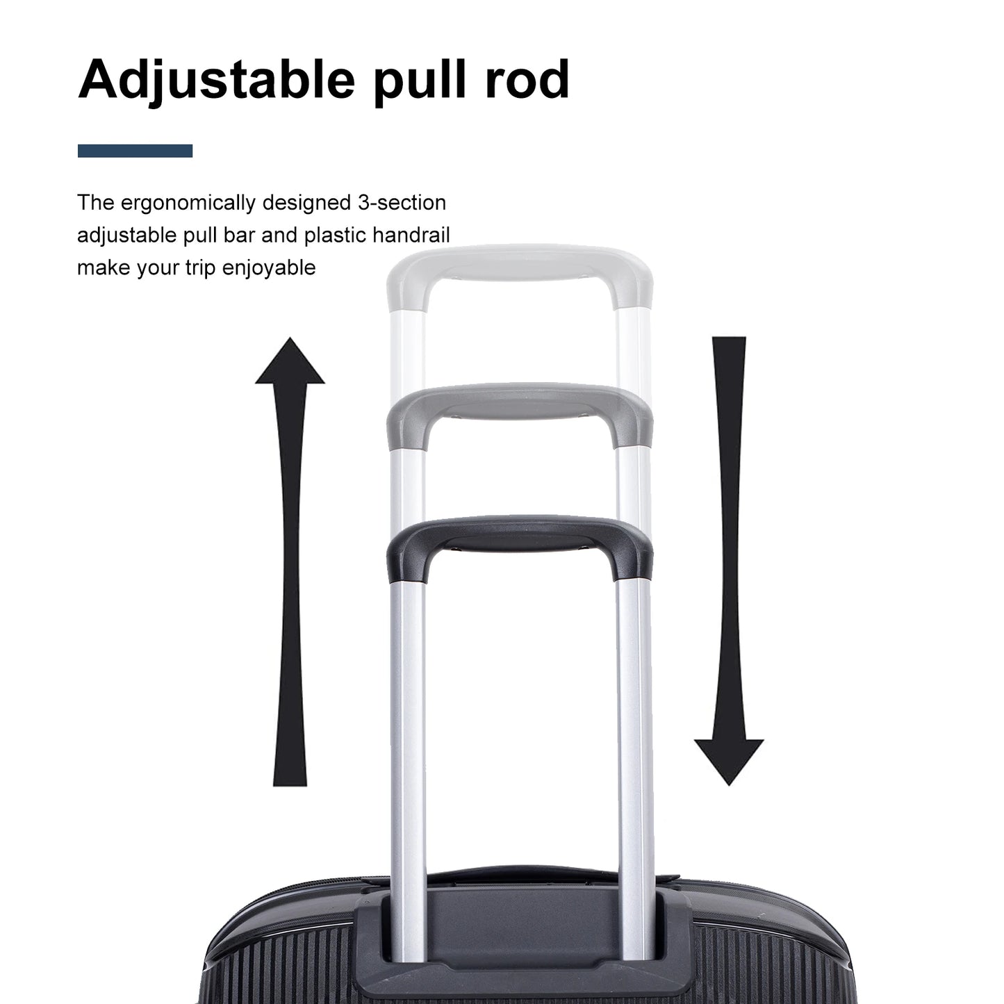 Travelhouse 3-Piece Expandable Hardshell Luggage Set