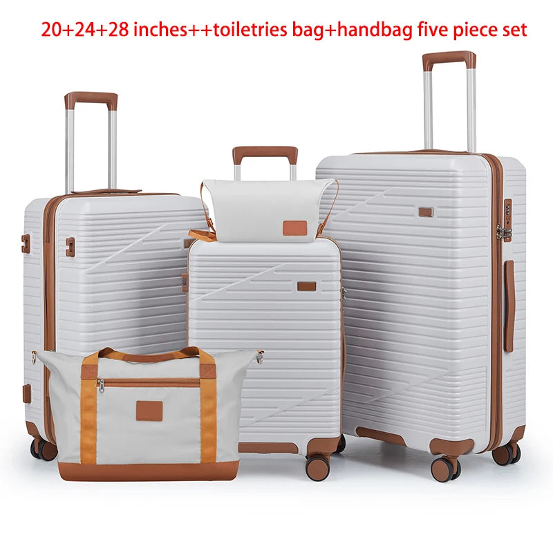 5-Piece ABS Luggage Set for Family Travel